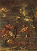 Salvator Rosa Odysseus and Nausicaa china oil painting artist